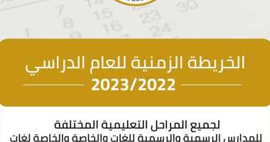 "التعليم" تعلن بدء العام الدراسى الجديد 24 سبتمبر 2022