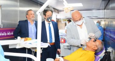 أجهزة أشعة وتحاليل وعيادات نفسية للأطفال متنقلة بقافلة جامعة طنطا فى كفر الزيات