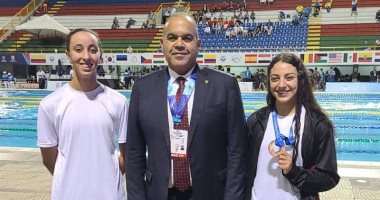 ندا مجدى تحقق الميدالية البرونزية فى بطولة العالم للسباحة بالزعانف بكولومبيا