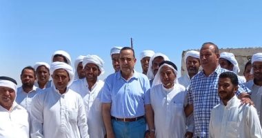 محافظ شمال سيناء يزور قرية نجع شبانة فى رفح