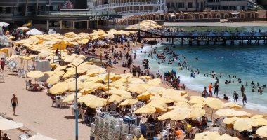 السياحة والمصايف: نسب الإشغال بشواطئ الإسكندرية 100%