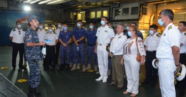 القوات البحرية تنظم زيارات لعدد من سفن الدول الصديقة والشقيقة خلال انتظارها بالإسكندرية 