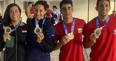 السباحة المصرية تغرد منفردة على قمة البطولة العربية بالجزائر