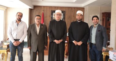أمين «البحوث الإسلامية» يلتقى رئيس اتحاد الناشرين المصريين لبحث التعاون