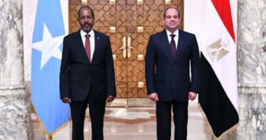 الرئيس السيسي: أكدت لرئيس الصومال ضرورة التوصل لاتفاق ملزم بشأن سد النهضة