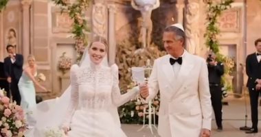 ابنة شقيق الأميرة ديانا تحتفل بمرور عام على زفافها بفيديو من كواليس الحفل