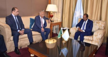 أبو الغيط يلتقي رئيس الصومال ويؤكد دعم الجامعة العربية لمقديشيو فى مواجهة الجفاف