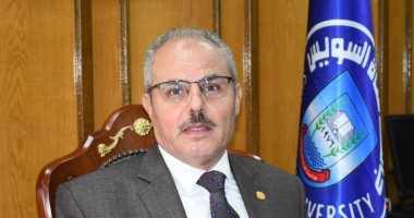 رئيس جامعة القناة يهنئ اللواء محمود عاشور لتوليه منصب مدير أمن الإسماعيلية