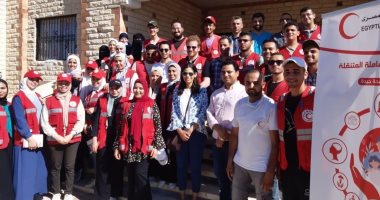 الهلال الأحمر المصرى يواصل تنفيذ مشروعات تحسين سبل المعيشة بشمال سيناء 