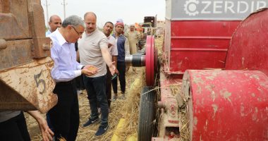 محافظ المنيا: شون وصوامع المحافظة تستقبل 500 ألف و579 طنا من القمح