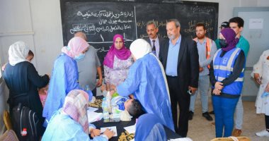 قافلة جامعة طنطا الطبية تقدم الرعاية الصحية لـ1454 حالة بقرية بشبيش بالمحلة