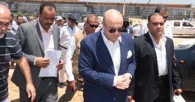 محافظ بنى سويف يتفقد مستجدات الموقف التنفيذى بمشروع محور الفشن الحر على النيل