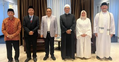أمين البحوث الإسلامية ورئيس تطوير الوافدين يلتقيان رئيس ديوان مساجد إندونيسيا