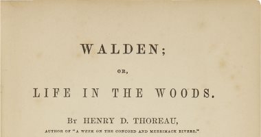 نشر كتاب الحياة فى الغابة لهنرى ثورو.. حدث منذ 168 سنة