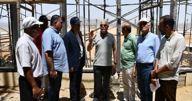 محافظ جنوب سيناء يتفقد مشروعا بمبنى مجلس مدينة شرم الشيخ الجديد