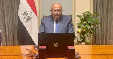 سامح شكرى يؤكد دعم مصر الكامل لأمن واستقرار العراق الشقيق وتحقيق التوافق