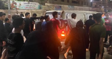 تشييع جثمان بطل مصر وأفريقيا للدراجات بمدينة المنصورة إثر حادث آليم