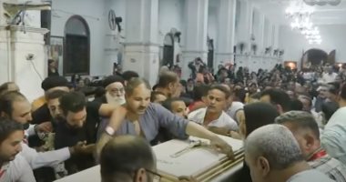 كاميرا "من مصر" ترصد آثار حريق كنيسة "أبو سيفين" بالجيزة.. فيديو
