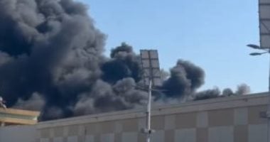 محافظ الإسكندرية: إخماد حريق كارفور وجارى التبريد وتوجد حالتا إصابة فقط