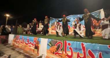 فرقة الوادى الجديد تحيي ليالى مهرجان صيف بلدنا2 بمصيف بلطيم.. صور