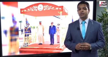 الرئيس السيسي وبن زايد يؤكدان وحدة الصف العربى فى مواجهة التحديات.. فيديو