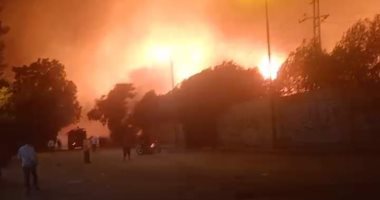 الدفاع المدني العراقي يخمد حريقا في المدينة المائية بمحافظة النجف