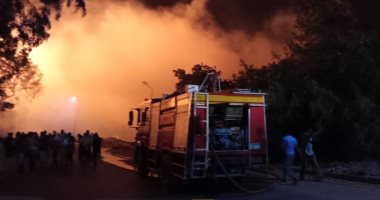 السيطرة على حريق بمخزن بويات بمدينة سفاجا دون إصابات