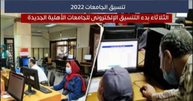 بدء تنسيق الجامعات الأهلية الجديدة واستمرار التقديم حتى 30 أغسطس.. فيديو