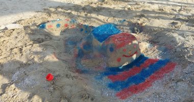 مبادرة للرسم على الرمال بشاطئ رأس البر تحت رعاية محافظ دمياط