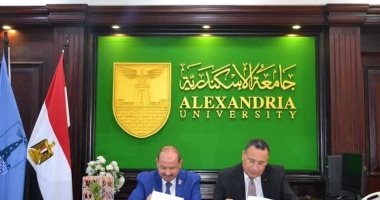 بروتوكول تعاون بين جامعة الإسكندرية وشركة الصرف الصحي للتعاقد مع أوائل الجامعة 