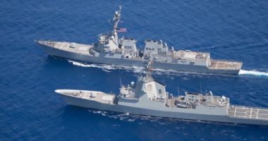 القوات البحرية المصرية تنفذ تدريبا بحريا عابرا مع البحرية الأمريكية والإسبانية