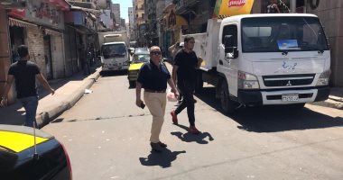 حملة مفاجئة بشارع اللاجتيه ومنطقة الإبراهيمية في الإسكندرية لإزالة الإشغالات