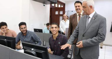 رئيس جامعة المنوفية يتفقد اختبارات "أشبال مصر الرقمية" بكلية الذكاء الاصطناعى