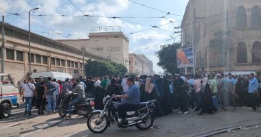 تشييع جثامين ضحايا حريق شقة العجمى بالإسكندرية.. صور