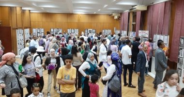 ثقافة الجيزة تنظم معرض "ملامح مصرية" لدعم المواهب الشابة.. صور