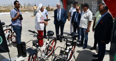 محافظ جنوب سيناء يتفقد أولى محطات الدراجات التشاركية استعدادا لمؤتمر المناخ