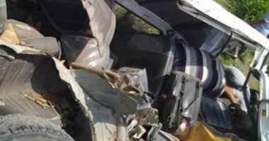 التحقيق مع سائق ميكروباص الشرقية في واقعة حادث القطار