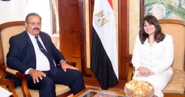 وزيرة الهجرة تلتقي سفير مصر في أوكرانيا لبحث أوضاع الجالية المصرية بكييف
