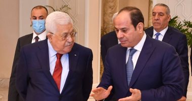 الرئيس السيسى يؤكد لـ"أبو مازن" استمرار مصر فى تقديم كل الدعم للقضية الفلسطينية