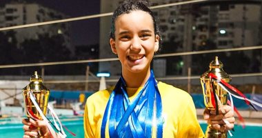 لارا طارق تفوز بـ 8 ميداليات ذهبية فى بطولة الجيزة الصيفية للسباحة