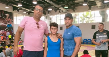 طلائع كفر الشيخ يفوز بفضية المصارعة الرومانية بأولمبياد الطفل المصرى