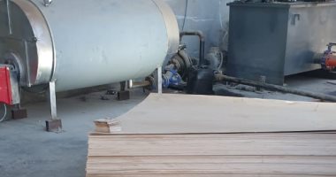 ضبط مصنع لتصنيع ألواح خشب الأبلكاش بدون ترخيص فى دمياط 
