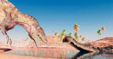 دراسة حديثة تكشف: التماسيح طاردت الديناصورات فى الصحراء الكبرى