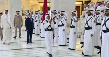الرئيس السيسى يجرى مباحثات ثنائية مع الأمير تميم بالديوان الأميرى.. صور