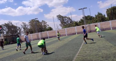 فعاليات دوري خماسي كرة القدم للطلائع بمراكز شباب كفر الشيخ