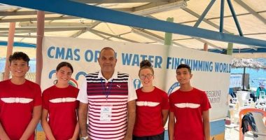 منتخب مصر للسباحة بالزعانف يحصد الميدالية رقم 11 ببطولة العالم فى إيطاليا