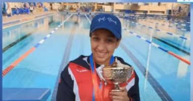"آية أيمن" أول سباحة مصرية وأفريقية تحصل على 3 ميداليات فى بطولات عالم بارالمبية