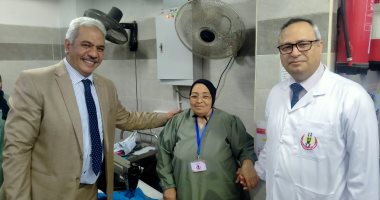 نائب رئيس جامعة الأزهر يتفقد مستشفى الحسين الجامعي ويتابع أعمال التجديد بالأقسام