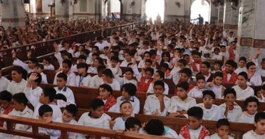 الكنيسة تنظم قداسا للأطفال بإيبارشية البحر الأحمر