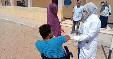 قافلة جامعة القناة الشاملة لقرية الحجاز تقدم الكشف والعلاج المجانى لـ670 مواطنا
